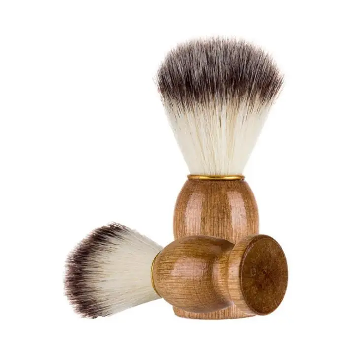 Men's Shaving Soft Hair Brush High-quality Pig Temple Hair Portable High-end Beard Brush 600PCS/LOT SN432