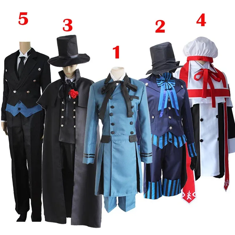 Черный Дворецкий 2 Kuroshitsuji Ciel Phantomhive синий мальчик Лолита костюм аниме унисекс косплей костюм наборы