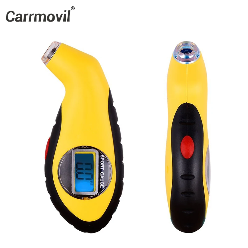 Автомобильный мотоциклетный монитор давления в шинах цифровой датчик 4