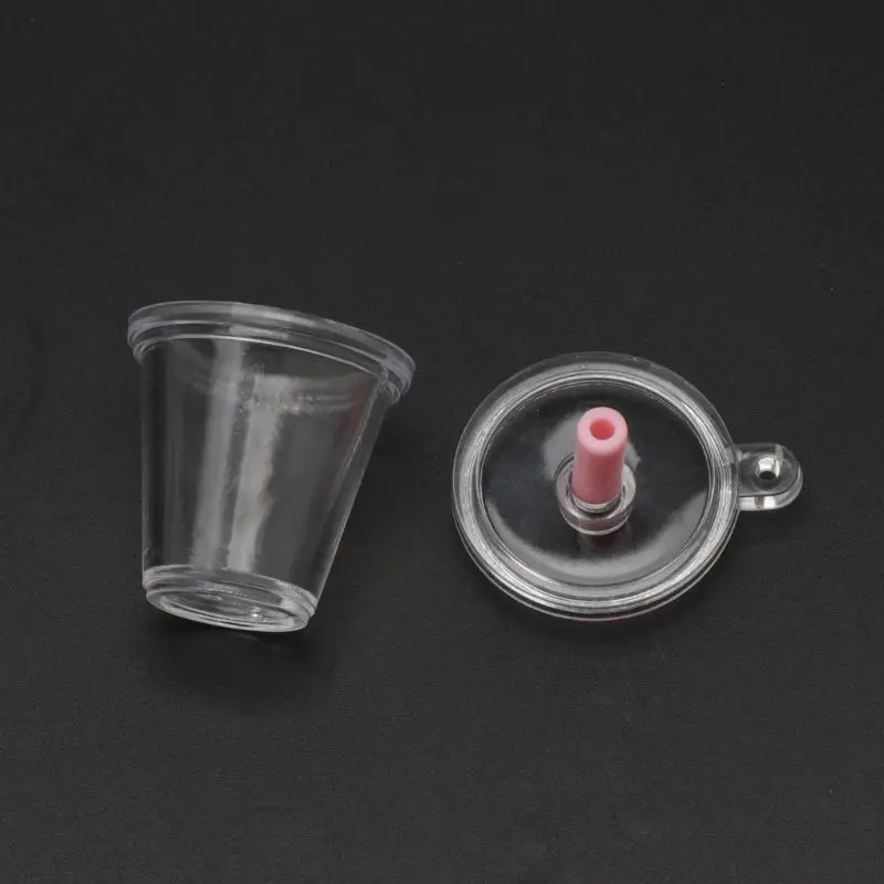 10Pcs Mini Frappuccino Cup Coffee Dollhouse Miniature Simulation Plastic Cake Ice Cream Cups Keychain Jewelry Making | Украшения и