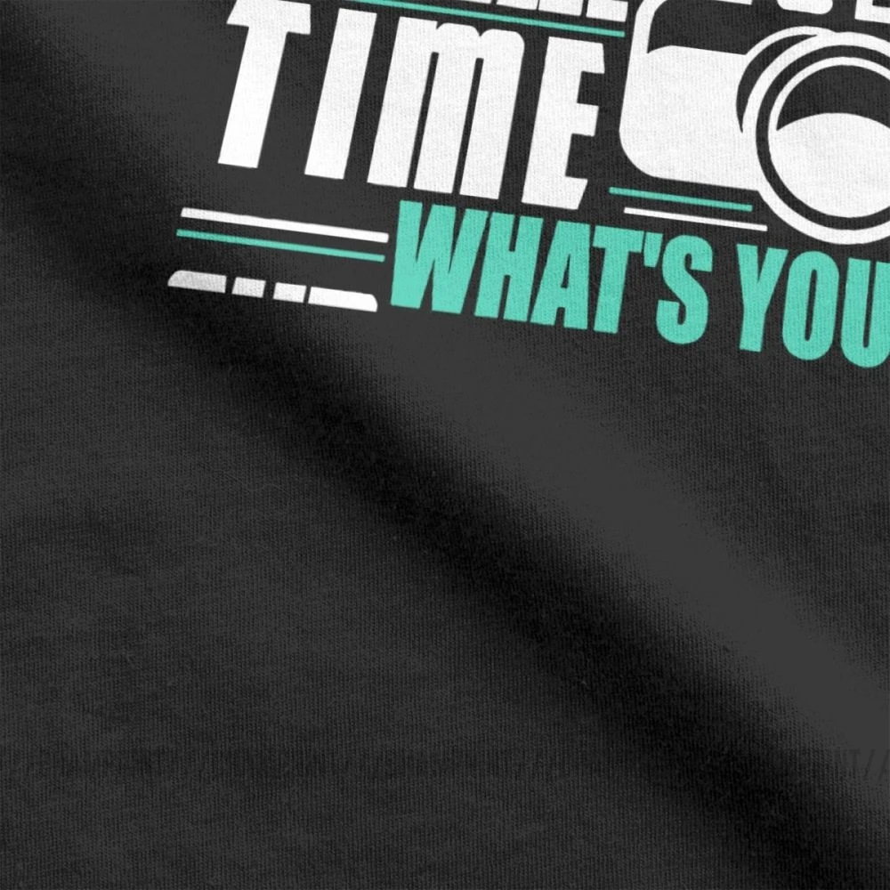 Men's Photographer T Shirt Pure Cotton Clothing Funny Short Sleeve Crew Neck Tee Unique T-Shirts | Мужская одежда