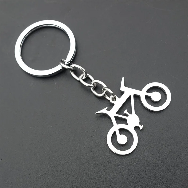 Модный велосипедный брелок из нержавеющей стали ювелирный брикет для мужчин и
