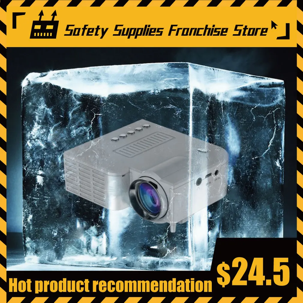 Миниатюрный портативный мини-светодиодный Тор UC28C + для домашнего кинотеатра 1080P |