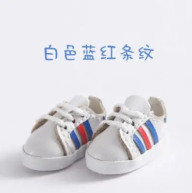 white red blue Новая мода 2,5 см кукольная одежда спортивная обувь для 1/12bjd, obitsu11, Holala, ob11 кукольная одежда аксессуары для куклы - Цвет: white red blue