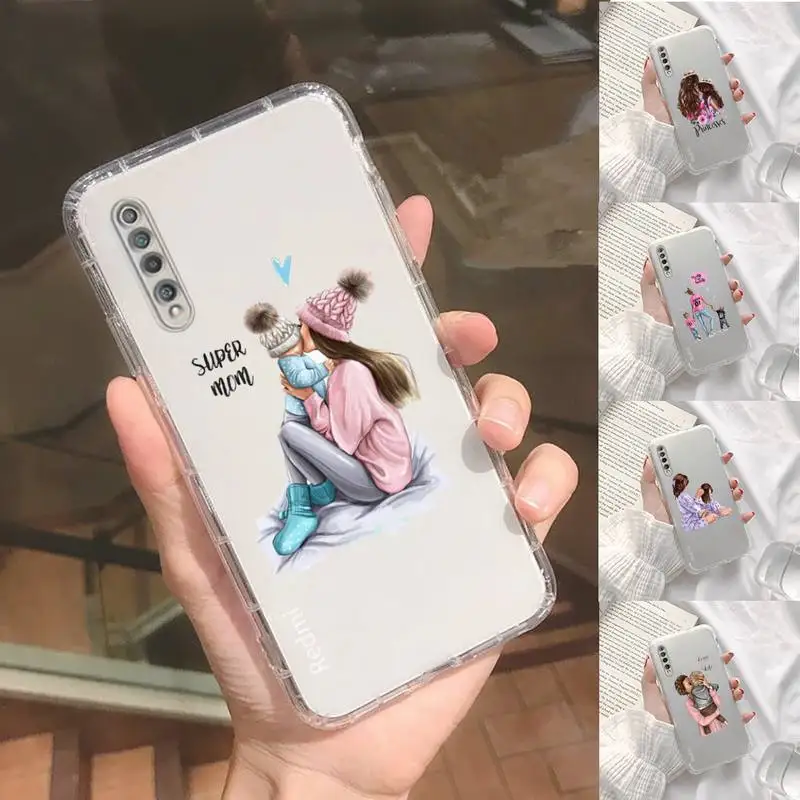 

Mom and baby-1 Phone Case Transparent For Xiaomi Redmi K30 10T 10X 9 9A 8 8A 7 7A 6 K40 T S PRO 5G