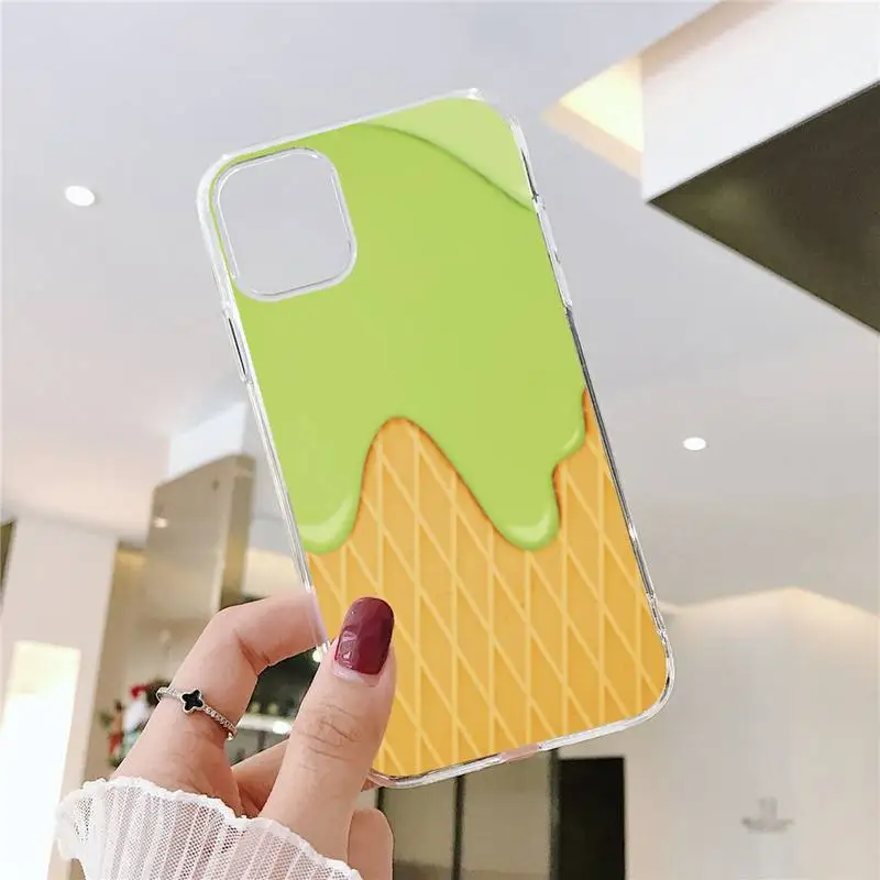 

Cute and personalized chocolate jam Phone Case Transparent for iPhone 7 8 11 12 s mini pro X XS XR MAX Plus cover funda shell