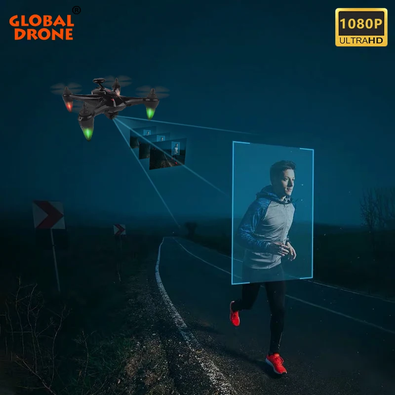 Global Drone GW198 Дрон с дистанционным управлением 5G Wifi FPV Бесщеточный двигатель RC