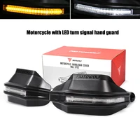 for benelli trk 502 502x trk502 trk502x motorcycle handguard shield protector hand guard windshield with led turn signal