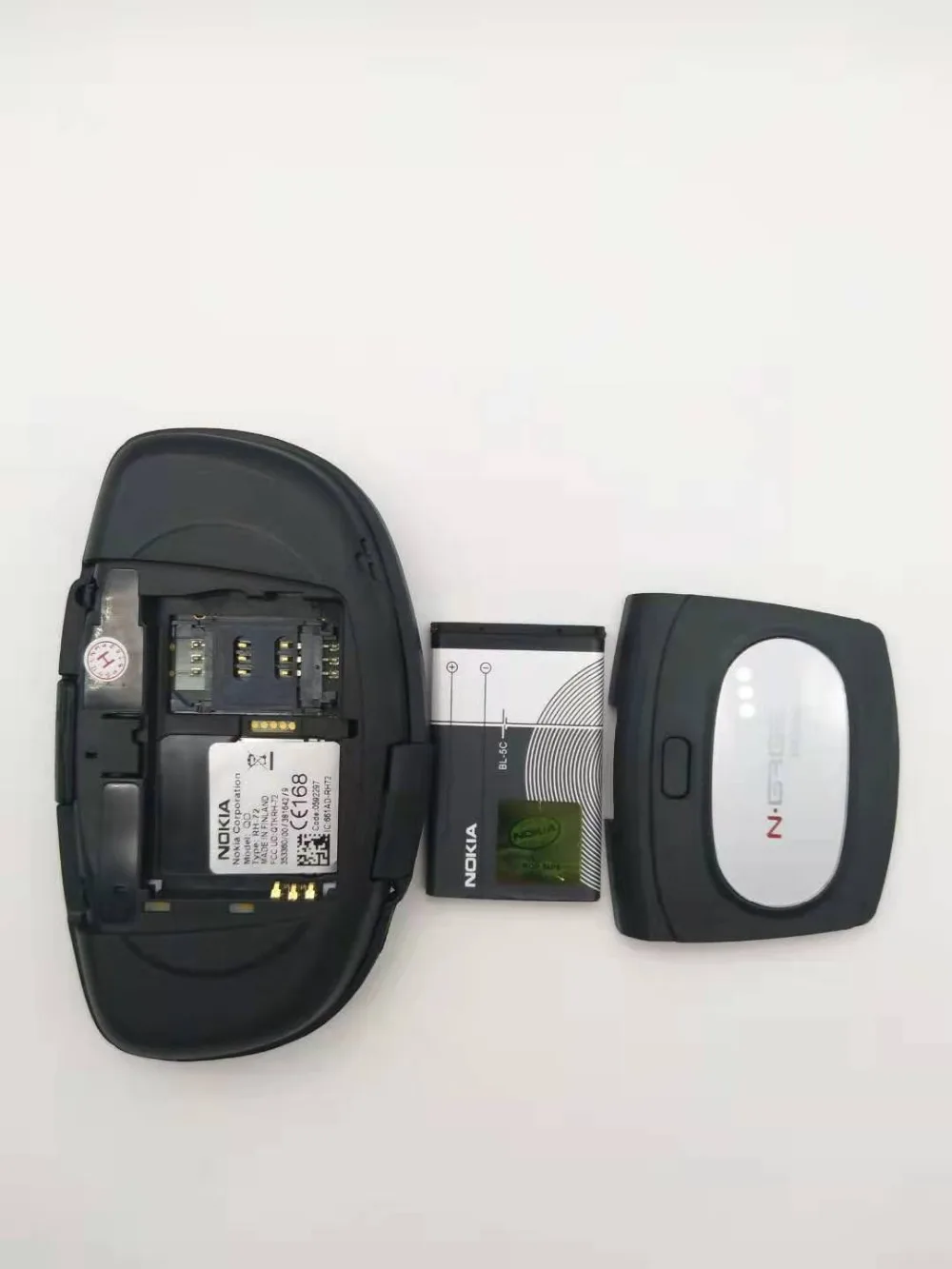 Разблокированный мобильный телефон Nokia N-gage QD Игры bluetooth многоязычный Восстановленный