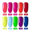 ROSALIND Neon Gel Polish varnishes Hybrid Nails For Manicure 7ML Semi Permanent Soak off Primer Base Top Coat Gel Nail Polish