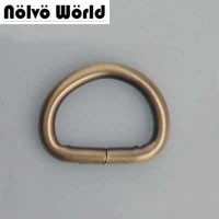 100pcs 4 0mm 20mm 34 inch inside brushed antique brass open d ring hardware metal d ring for handbag