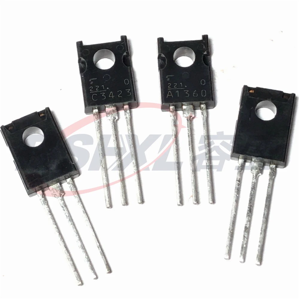 2SA1360/2SC3423 2SA1360 2SC3423 A1360 C3423 TO 126 новый оригинальный 10 шт./лот 5 пар|Транзисторы| |