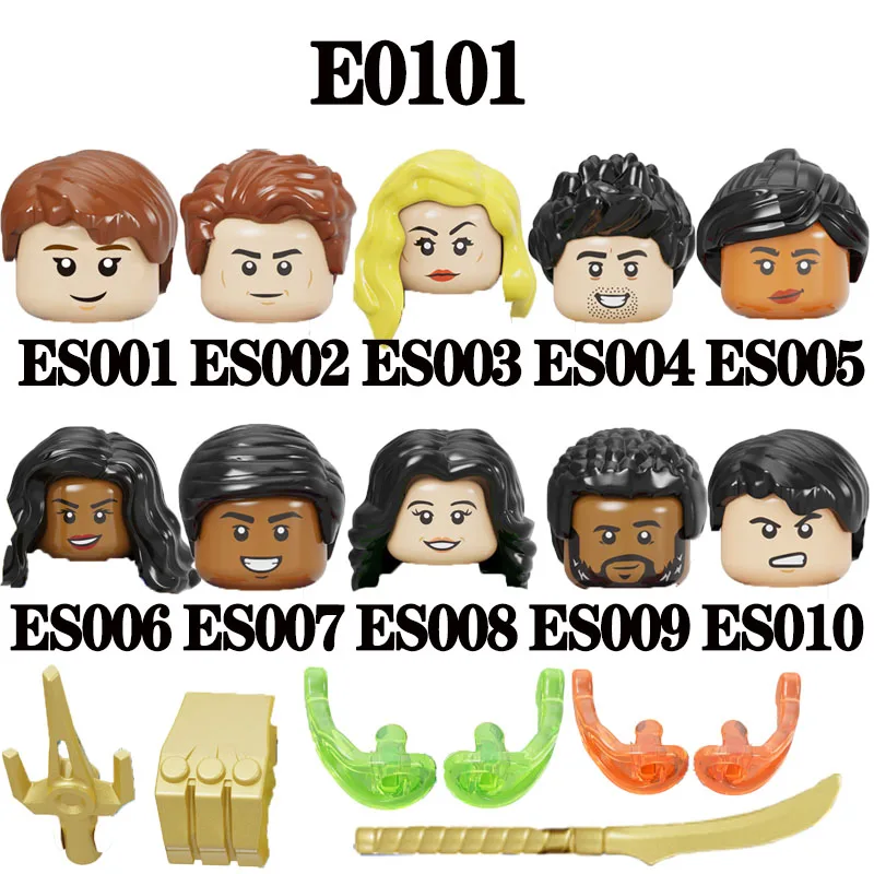 

E0101 Eternals Buliding конструктор серия фильмов голова кирпичи фигурки образовательные игрушки для детей Подарки