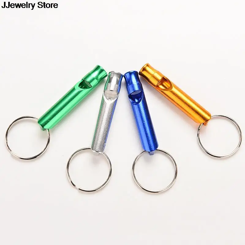 hot l Safety Sport Camping Hunting Arrival Aluminum Alloy Whistle Keyring Keychain Mini For Outdoor Emergency Surviva | Украшения и