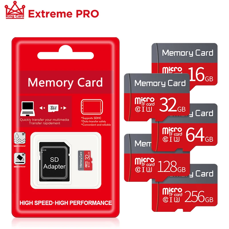 Высокоскоростная карта Micro SD 32 ГБ 16 ГБ 8 ГБ карта памяти Tarjet MicroSD TF карта 64 Гб 128 Гб класс 10 карта памяти Бесплатный адаптер