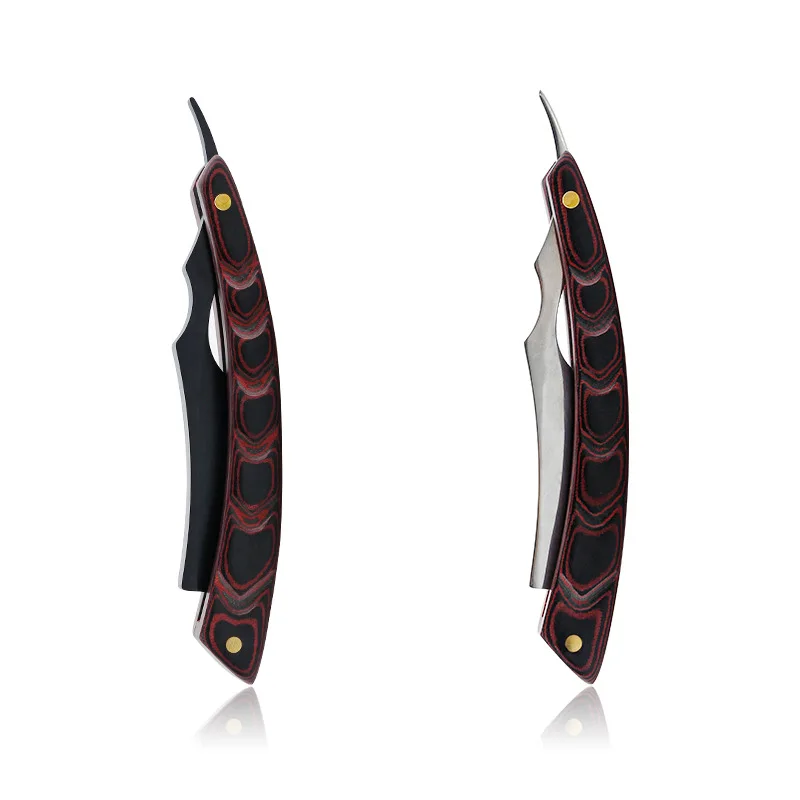 Ручная бритва G1231 в стиле ретро острый складной нож с прямыми и тонкими краями