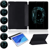 tablet case for huawei t3 10 case ags l09 ags w09 9 6 funda trifold stand cover for mediapad t5 10 10 1 ags2 w09w19l03l09