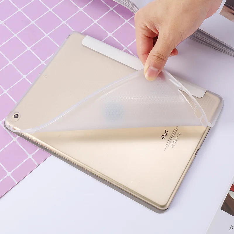 Мультяшный Тонкий чехол из искусственной кожи для iPad 10 2 2019 умный подставка Air 1 Mini