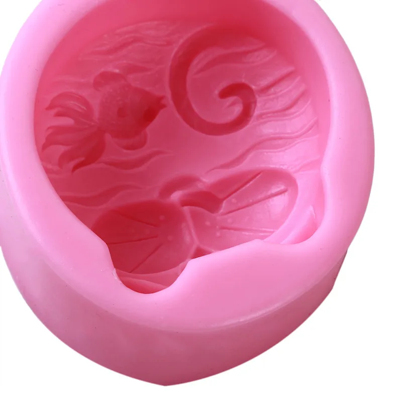 

Handmade Cake Mold Goldfish Cartoon Cat Soap Silicone Molds Fondant Chocolate Cake Decorating Tools
