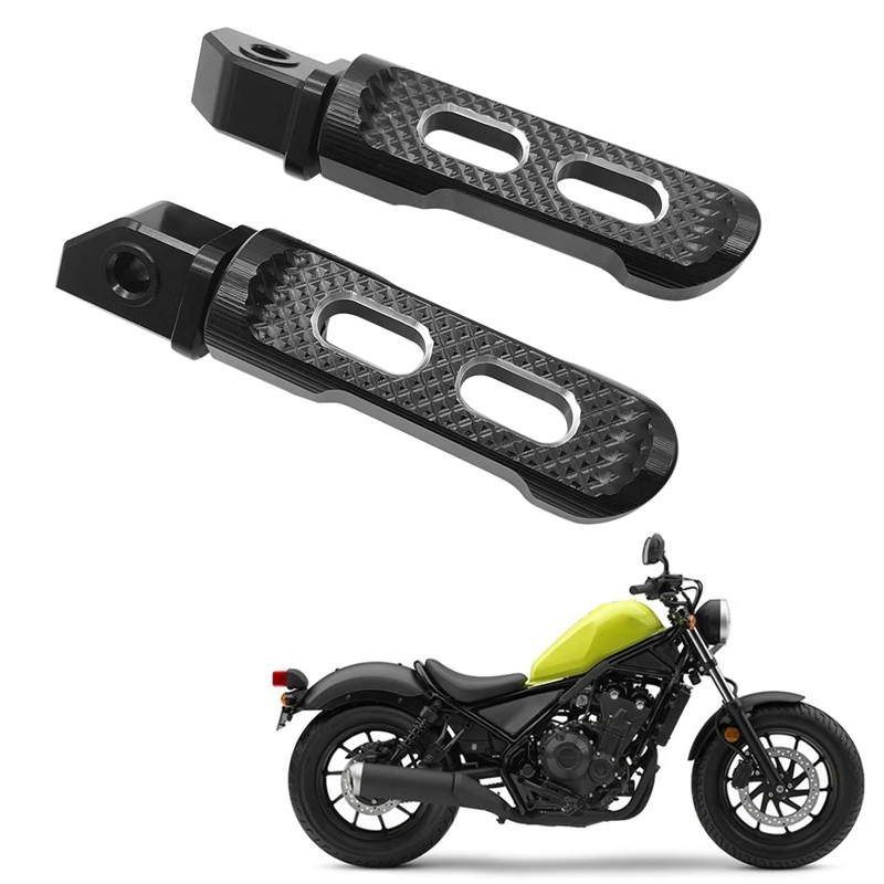 

Алюминиевые мотоциклетные педали с ЧПУ для заднего пассажирского мотоцикла Honda Rebel 500 300 CMX500 CMX300 мятежник 2017-2021