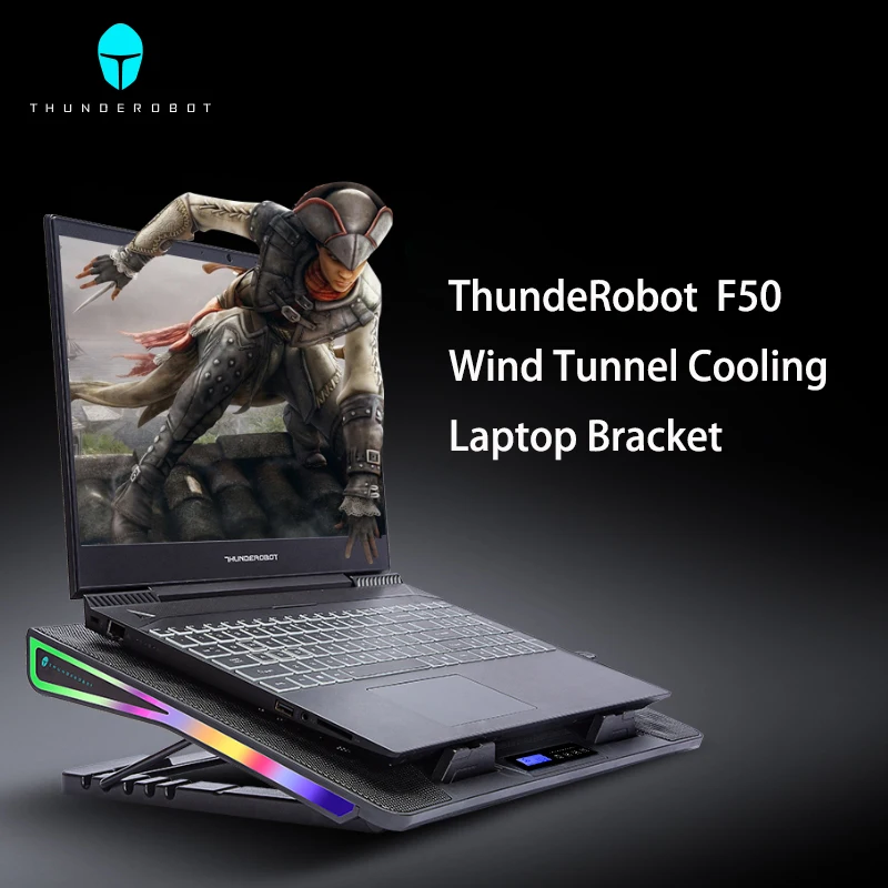 ThundeRobot F50 охлаждающий вентилятор для ноутбука охлаждающая подставка 15 16 17 дюймов