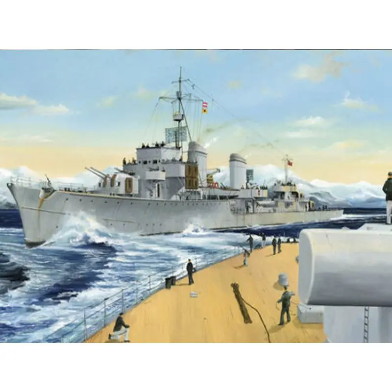 Trumpeter 05787 1/700 German Zerstorser Z-25 1970 г. - Набор масштабной модели