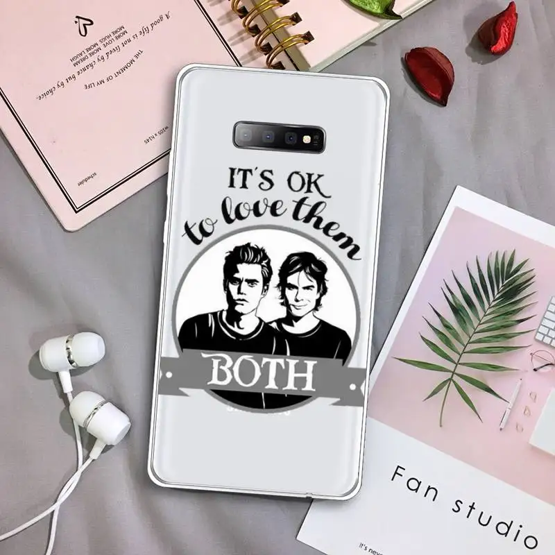 

The vampire diaries tv luxury cell Phone Case Transparent For Samsung Galaxy A 71 21s S note 8 9 10 plus 20 ultra