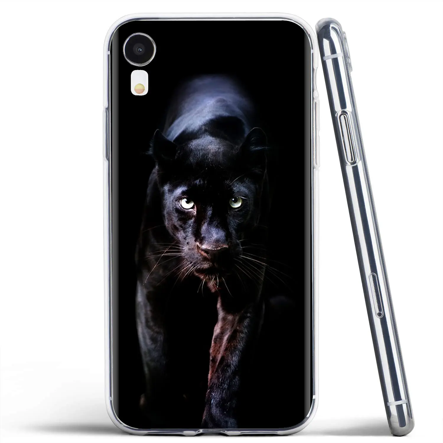 Плакат силиконовый чехол для телефона Гепард пантера Снежный Samsung Galaxy A3 A5 A7 A9 A8 Star