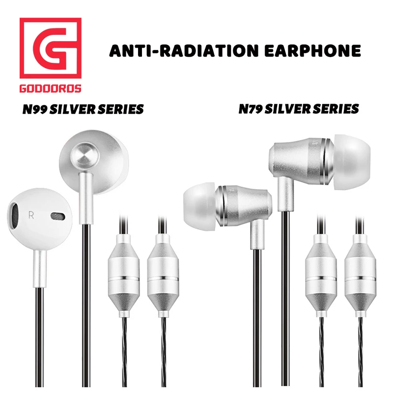 3 5 мм Универсальный Воздушная трубка антирадиационные наушники в ухо наушник