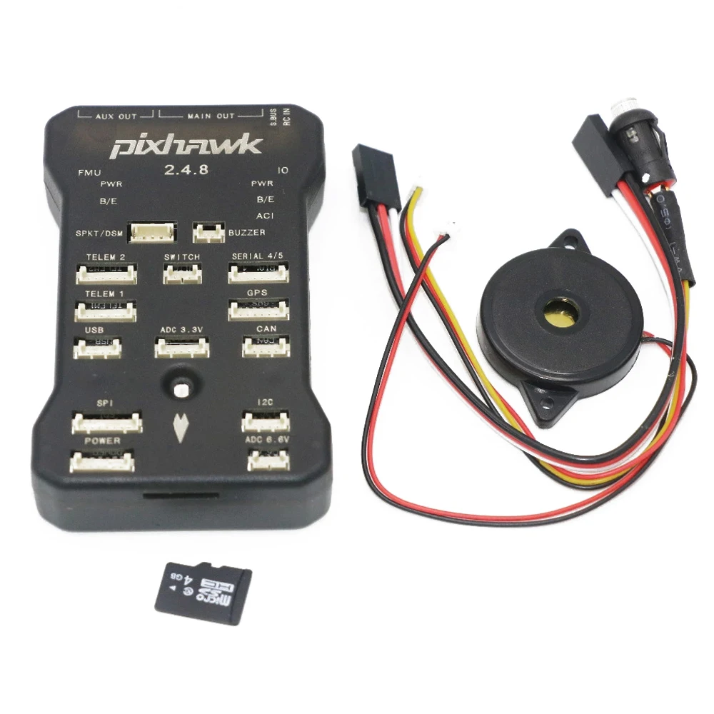 Контроллер полета Pixhawk PX4 PIX 2.4.8 32 бит Автопилот с переключателем безопасности 4G SD