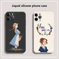 anne of green gables phone case for iphone 13 12 11 mini pro xs max xr 8 7 6 6s plus x 5s se 2020