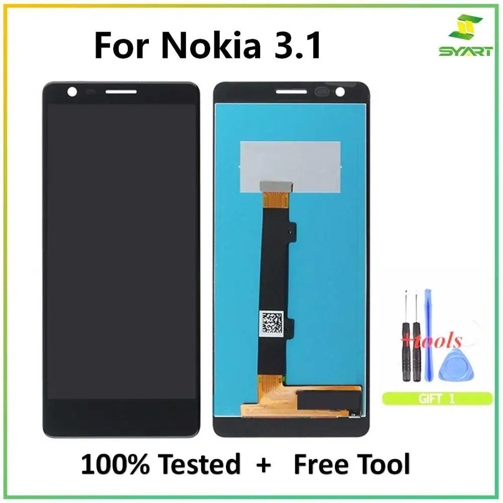 5," для Nokia 3,1 ЖК-дисплей Экран Дисплей кодирующий преобразователь сенсорного экрана в сборе запасные части для Nokia3.1 TA-1049 TA-1057 TA-1063 TA-1070