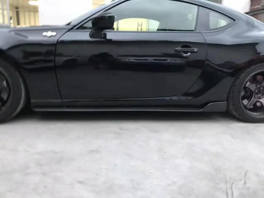 Спойлер для переднего бампера из углеродного волокна автомобильный диффузор