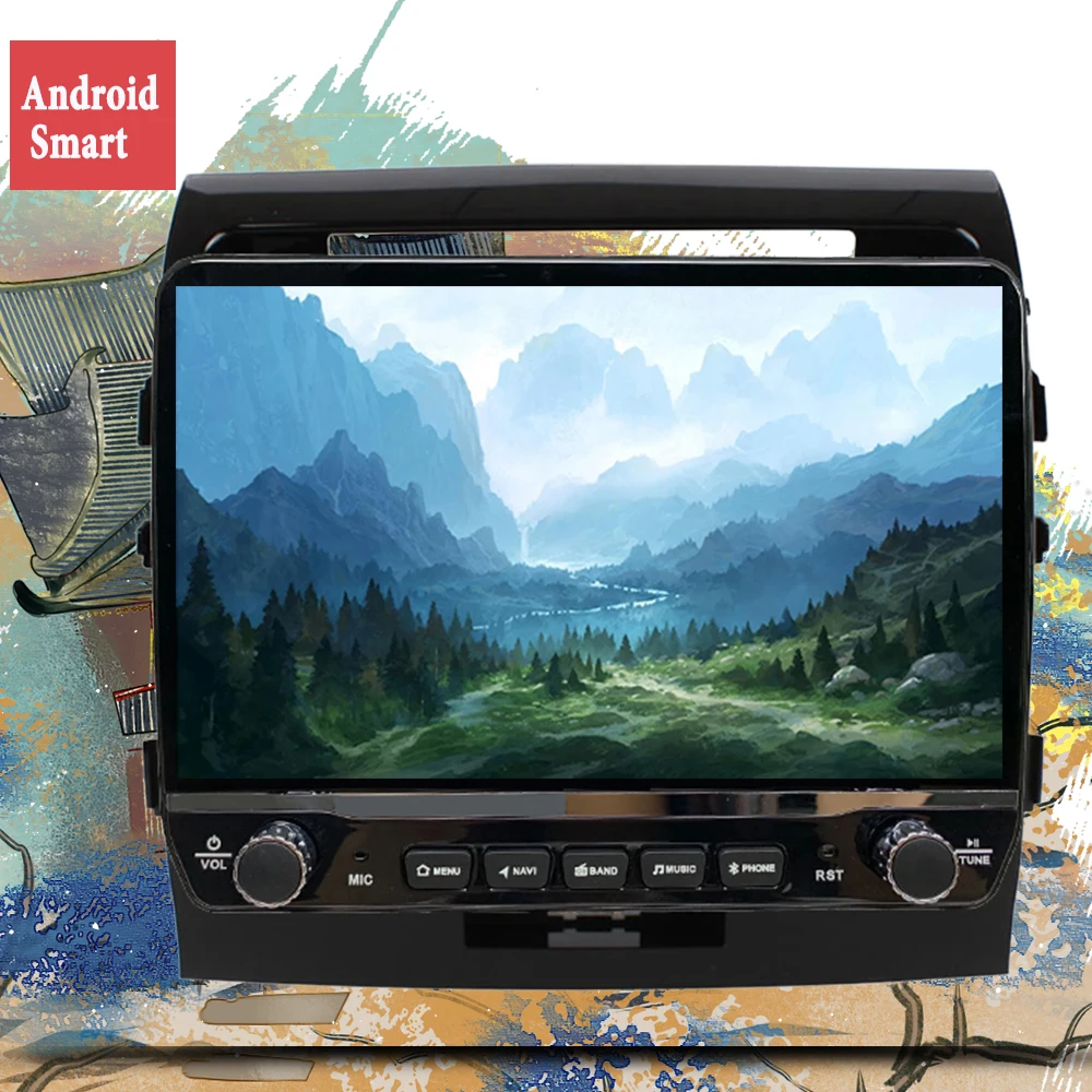 10 1 &quotAndroid 0 головное устройство для Toyota Land Cruiser landcruiser LC200 2007 2015 VXR GXR автомобильная