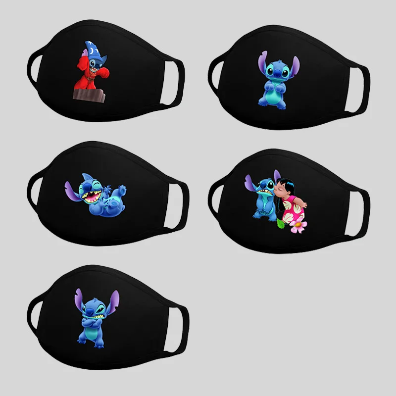 Мультипликационная Зимняя Маска для лица Disney хлопковая Пылезащитная