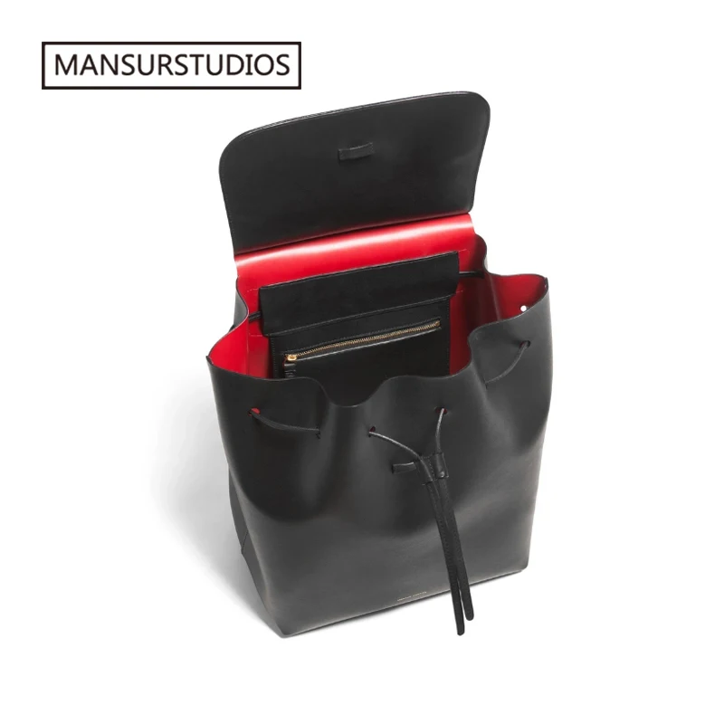 Mansurstudio женский кожаный рюкзак, Дамский натуральный кожаный рюкзак, кожаная школьная сумка Gavriel для девочек