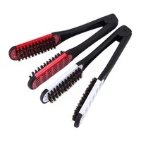 1 pc multifunctional bristles splint comb straight curly dual use combs massage hair comb hairdressing brush hair accessories