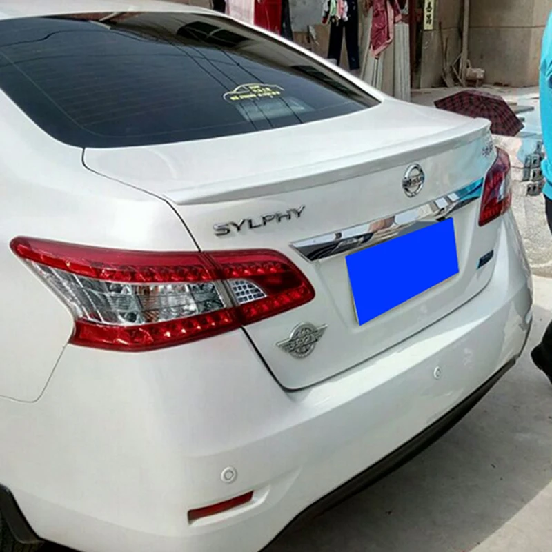 Задний спойлер для Nissan Sylphy Sentra 2012-2015 направляющая багажника праймер высокого