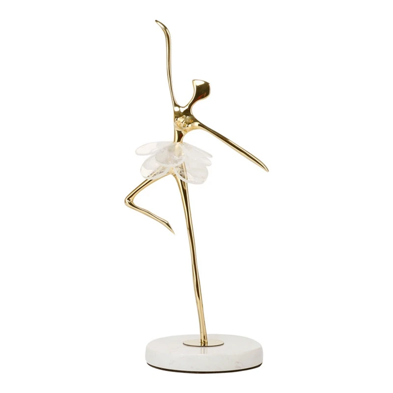 

Роскошная медная мраморная основа в скандинавском стиле, украшение для балета, девушки, для гостиной, входа, винного шкафа, аксессуары для у...