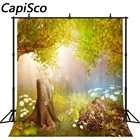 Фоны для студийной фотосъемки с изображением джунглей леса чудес большого дерева магической Феи малышей мечты