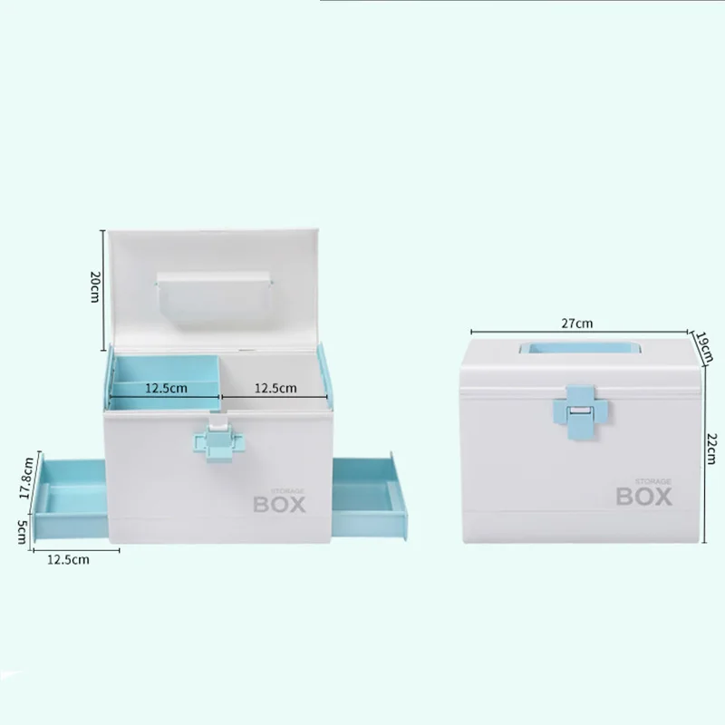 Многоуровневый органайзер для аптечки, портативный медицинский набор для домашняя медицина, пластиковый ящик для хранения лекарств от AliExpress RU&CIS NEW