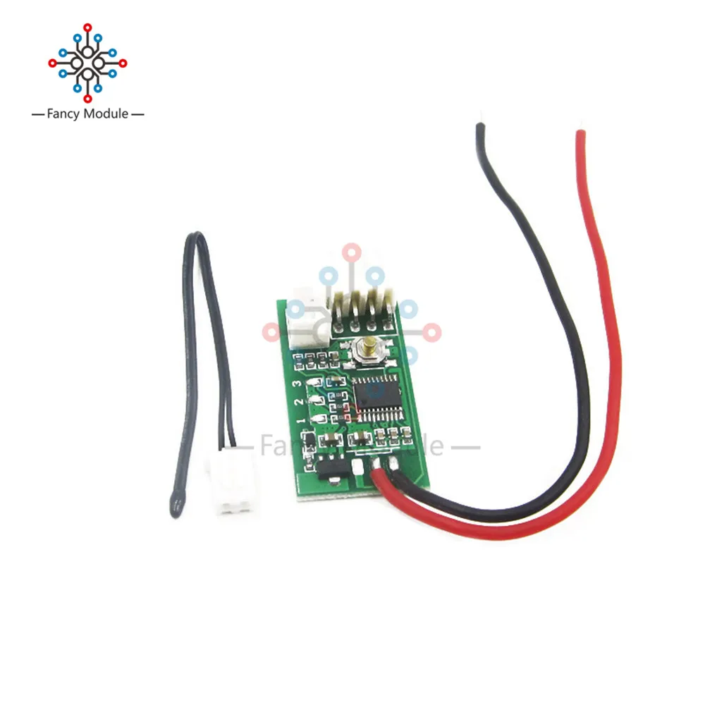 diymore DC 12V PWM Temperature Detector Probe Controller 4-Wire Fan Speed Governor for PC STK IC | Инструменты