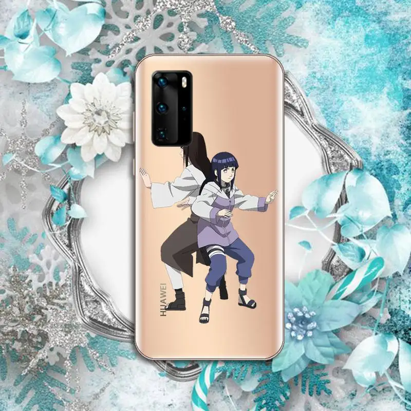 

Hyuga Hinata Naruto Phone Case Transparent for huawei honor P 40 30 20 lite Pro 10 i 8 9 x p smart 2019
