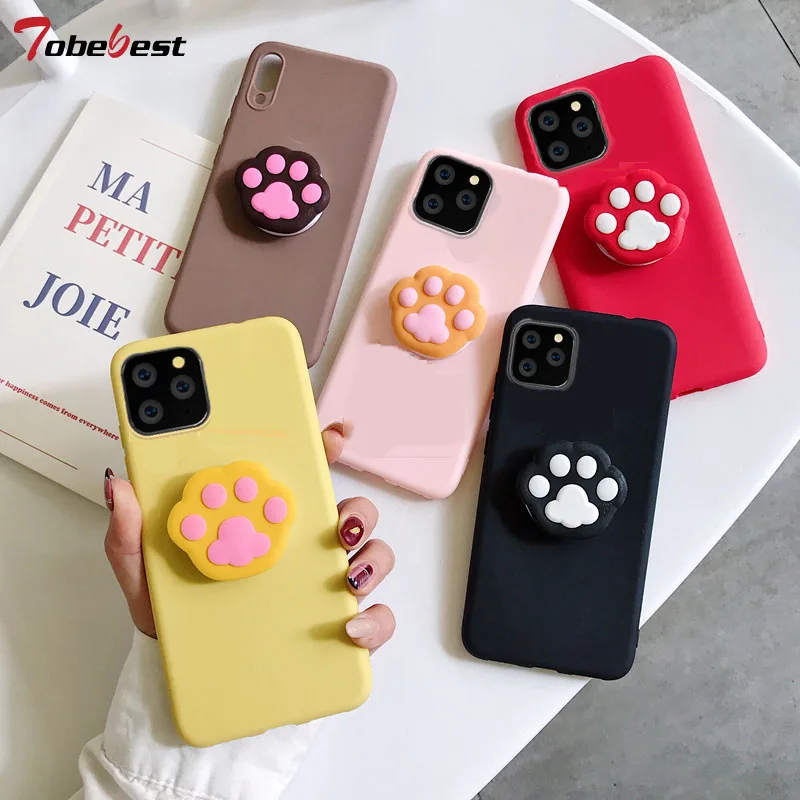 3D милый силиконовый чехол для мобильного телефона с изображением персонажа