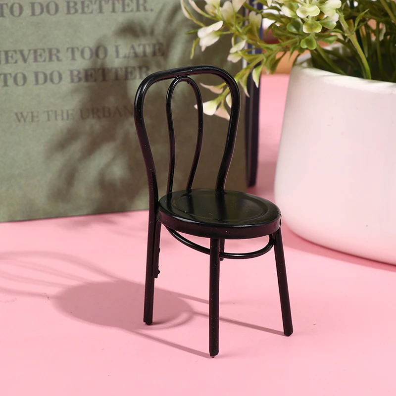 

1 шт., Малый стул, имитация стула, модель мебели, игрушки для кукольного домика, аксессуары