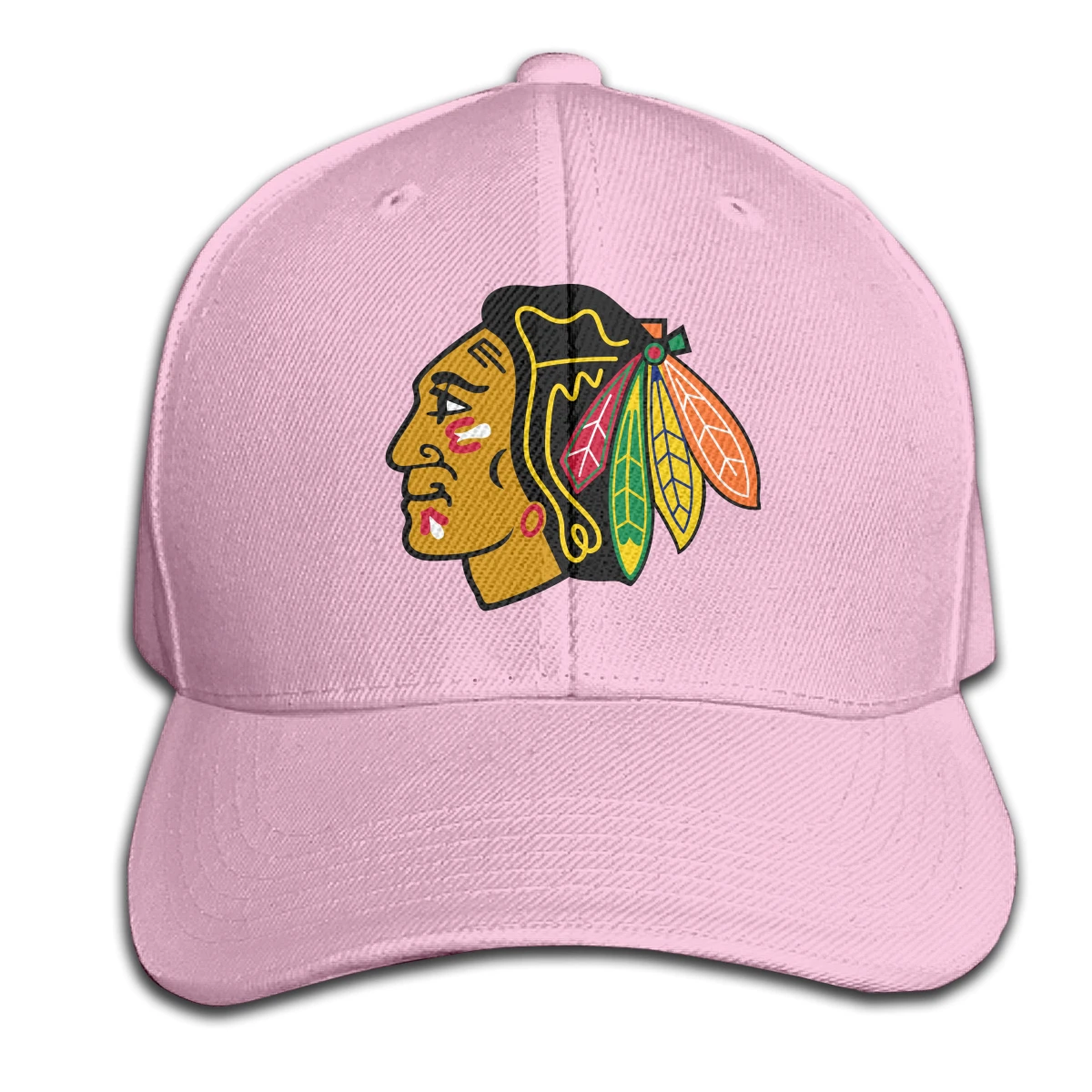 

100% Cotton hub Baseball CapBlackhawks Unisex Anime Cap men Women Summer Hats Spoof caps forChicago fans