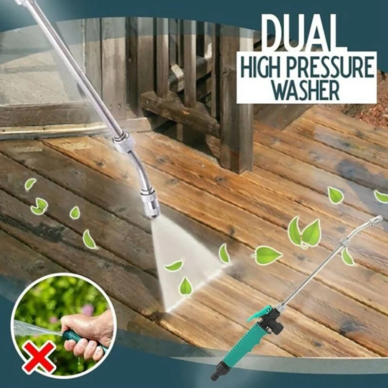 

2In1 High Pressure Power Water-Gun Jet Car Cleaning-Gun Hose Wand Nozzle Sprayer Watering Spray Sprinkler Cleaning Tool