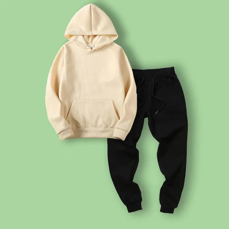 

2021 New Sweater Suit Men And Women Sportswear Clothes + Pants Two-piece Couple Suit PSTZA111-PSTZA114