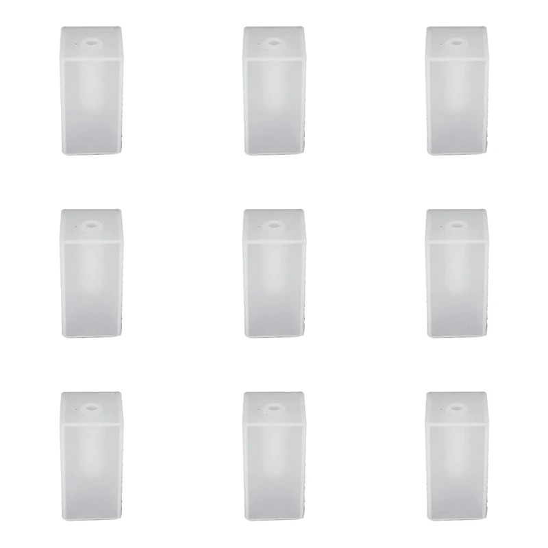 

9Pcs Pen Holder Office Decoration Set-Up Creative Small Pen Holder Mirror Silicone Mold Diy Crystal Epoxy Mold