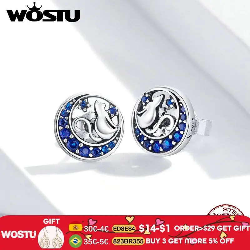 Женские серьги гвоздики из серебра 100% пробы с цирконом|Серьги-гвоздики| |